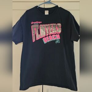 Fort Myers Beach Kids Adult Shirt - Black Size Large